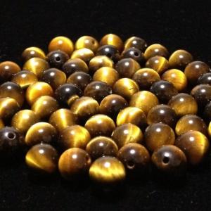パワーストーン／タイガーアイ虎目石6mm玉 Tiger's Eye　粒売り　