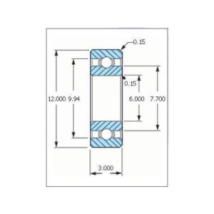 ミネベア ボール・ベアリング DDL-1260 オープン ステンレス 6x12x3mm｜irijon-y