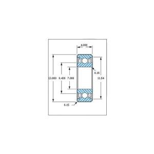 ミネベア ボール・ベアリング DDL-1370ZZ ステンレス 7x13x4mm