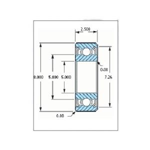 ミネベア ボール・ベアリング DDL-850ZZ ステンレス 5x8x2.5mm