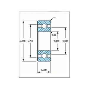 ミネベア ボール・ベアリング DDL-630 オープン ステンレス 3x6x2mm