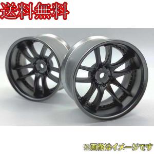 LAB LW-0606MBC WORK EMOTION CR3P WHEEL DEEP RIM オフセット6 マットブラッククローム 2本