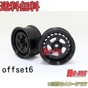 RC-ART WW-0206BK SSR Formula AERO SPOKE WHEEL オフセット6（浅リム）ブラック (2pcs)