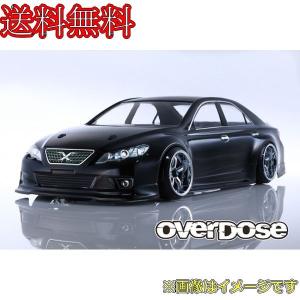 OVERDOSE トヨタ GRX130 マークX ST-GARAGE ver. クリアボディー(195mm/デカール/ウィンドウ＆ライトマスキング/ライトバケット付き) OD1139｜irijon-y