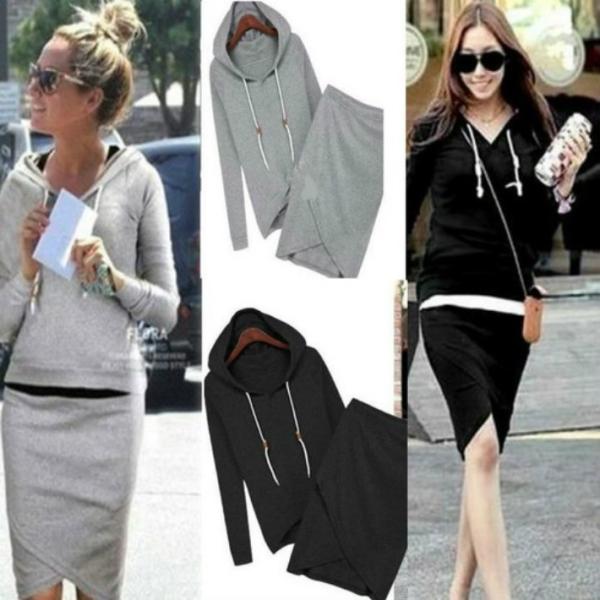 セットアップ レディース スウェットセットアップスカート薄手 パーカー