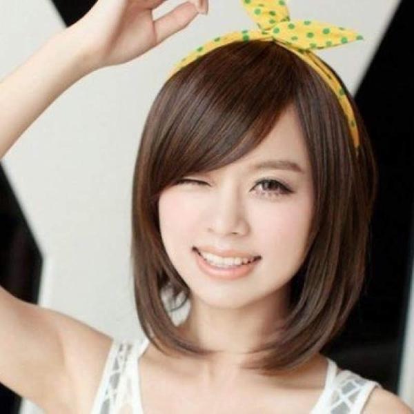 さらさら ショートボブ ウィッグ フルウィッグ ダークブラウン 特典付 自然 医療用 かつら ふんわ...