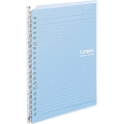コクヨKOKUYO ルーズリーフ バインダー キャンパス スマートリング A5 20穴 最大25枚 ...