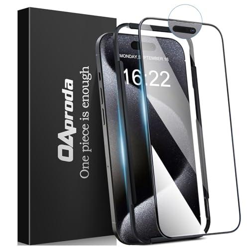 1枚が3枚に匹敵 ・一体式防塵設計OAproda ガラスフィルム iPhone 15 Pro Max...