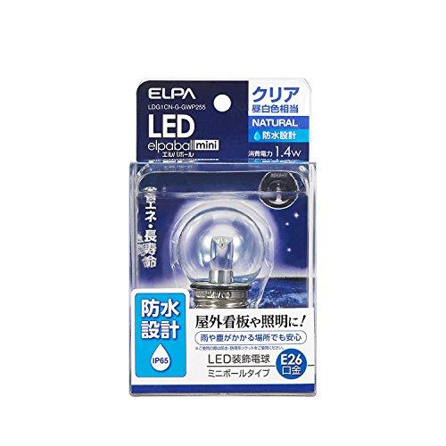 エルパ ELPA LED電球G40形 LED電球 照明 E26 昼白色相当 防水設計:IP65 LD...