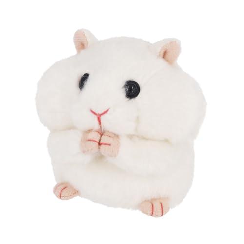 三英貿易Sanei Boeki もごもごはむすた~ ほわいとさん W6×D7×H7.5cm ぬいぐる...