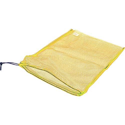 TRUSCOトラスコ メッシュ袋 小 1枚入 39X55cm 目合4mm 黄色 MH-S-1-Y