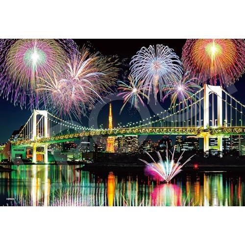 エポック社EPOCH 300ピース ジグソーパズル 日本風景 お台場幻想花火?東京 26×38cm ...