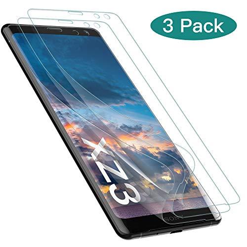 GeeRic Sony Xperia XZ3 801so 対応 フィルム 全面吸着 TPU 3枚 濡...