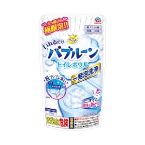 らくハピ いれるだけバブルーン トイレボウル トイレの洗浄剤 180gトイレ掃除 泡 大掃除 アース製薬