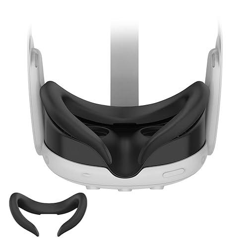 KYK SHOW Meta Quest 3 用 フェイスクッションカバー シリコンフェイスカバー 光...