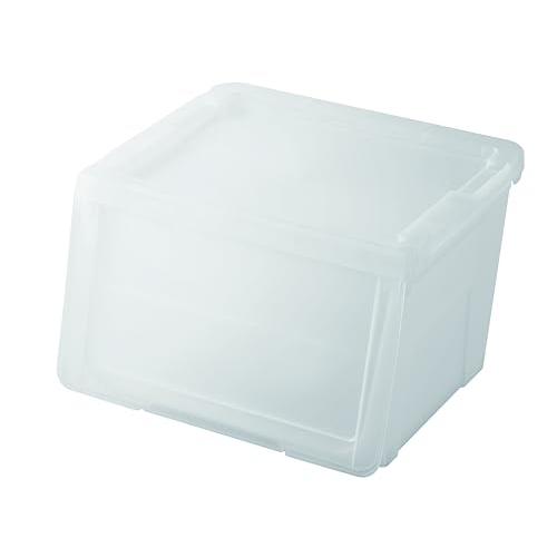 天馬Tenma 収納物の出し入れがしやすいフラップ式収納ボックス カバコ M 完成品 場所を選ばない...