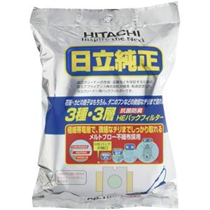 日立 純正クリーナー紙パック 抗菌防臭3種・3層HEパックフィルター(5枚入り) GP-110F