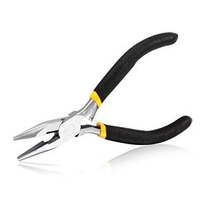 SPEEDWOX ミニラジオペンチ ギザ無し 切断可能 ミニ ヤットコ 小型 アクセサリー diy ホビー用 ビーズ 作業工具 クラフト ハンドメイド