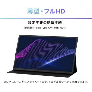 モバイルモニター pcモニター 15.6インチ...の詳細画像1