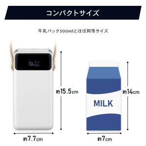 ポータブル電源 小型 モバイルバッテリー 大容...の詳細画像2