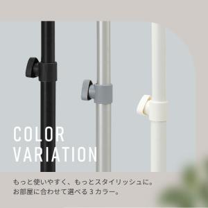 ハンガーラック おしゃれ ブラック パイプハン...の詳細画像2