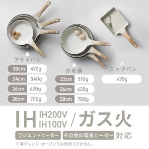 卵焼き フライパン ih 軽量 エッグパン 白...の詳細画像1