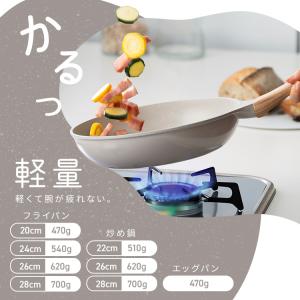 卵焼き フライパン ih 軽量 エッグパン 白...の詳細画像5