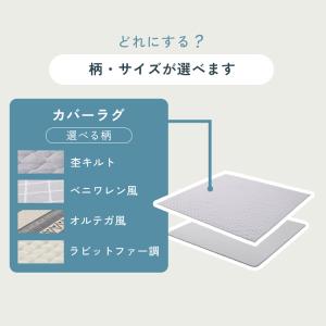 ＼数量限定 洗濯ネットおまけ付き/ ラグ カバ...の詳細画像1