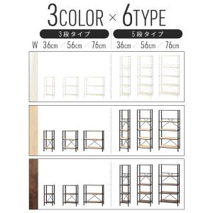 スチールラック 3段 組立簡単 幅56 連結 ...の詳細画像1