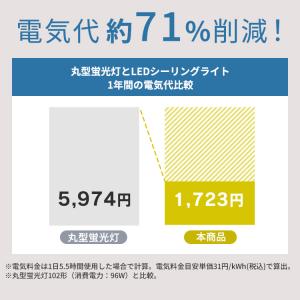 シーリングライト LED 8畳 調光 調色 ウ...の詳細画像4