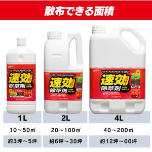 除草剤 4L 4本セット 速効除草剤 アイリス...の詳細画像1