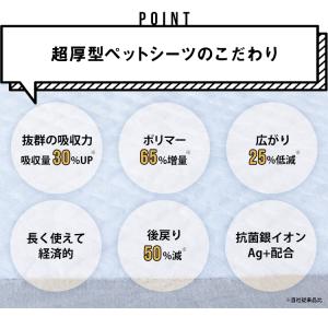 ペットシーツ ワイド レギュラー 超厚型 ダブ...の詳細画像4