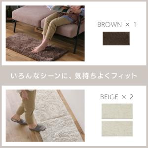 ラグ 洗える 6枚セット 厚手 ラグマット お...の詳細画像2