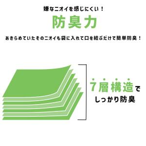 ゴミ袋 おむつ うんち 袋 臭わない 白色 ポ...の詳細画像1
