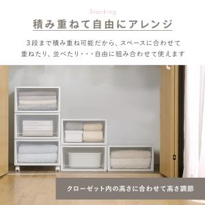 収納ボックス 収納ケース 3個セット キャスタ...の詳細画像4