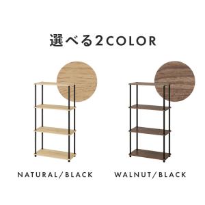 オープンラック 4段 スリム 組立簡単 棚 ラ...の詳細画像4
