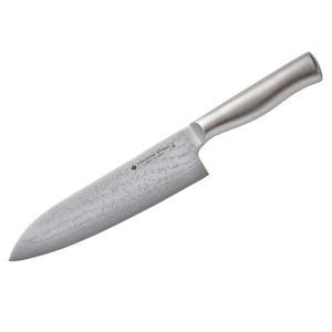 包丁 日本橋木屋 No.222 全身鍛造 ステンレス 鎌型 三徳包丁(洋) 18cm