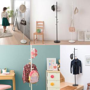 ポールハンガー スリム ハンガーラック おしゃ...の詳細画像1