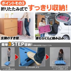 台車 折りたたみ 軽量 耐荷重150kg 静音...の詳細画像3