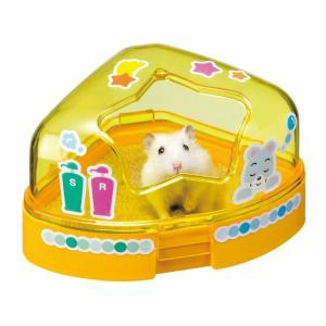 3点セット ペット用品 小動物 L字型 木製コーナーステージ ハムスター