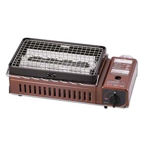 卓上コンロ カセットガス炉ばた焼き器 バーベキュー 網焼き 七輪焼き風 炙りや CB-ABR-1 イワタニ  Iwatani 炉ばた 日本製 炙り 串焼き 魚介 焼き肉