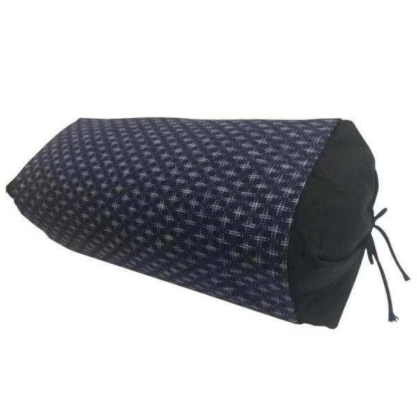 枕 男のそば枕 抗菌 高さ調節 そば枕 茶葉入り M ブラック 90176