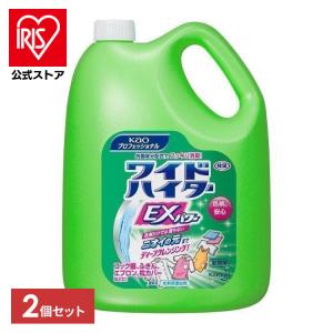 漂白剤 衣料用漂白剤 洗濯 ワイドハイター 業務用 ワイドハイターEX パワー 4.5Ｌ 2本入 花王 酵素系 洗濯用品 詰め替え 液体タイプ まとめ買い｜irisplaza