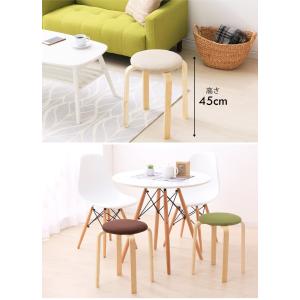 椅子 チェア スタッキング 木目 腰掛け いす...の詳細画像2