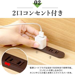 ベッド ベッドフレーム シングル 収納付きベッ...の詳細画像5