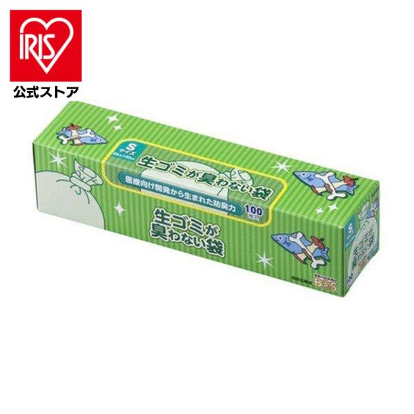 ゴミ袋 ビニール袋 bos 100枚入 s ポリ袋 生ごみ 臭わない袋 BOS 生ゴミ用箱型 Sサイ...