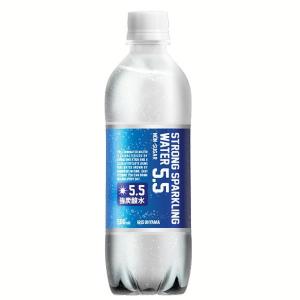 炭酸水 500ml 48本 送料無料 ラベルレス アイリスオーヤマ まとめ買い 強炭酸 飲料 炭酸 水 ストロング ストロング5.5【代引き不可】
