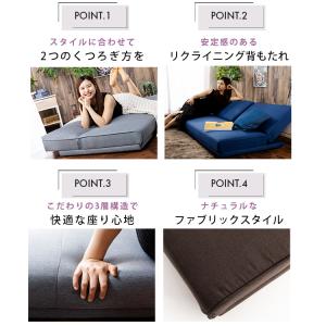 ソファー 2人掛け ソファ ソファーベッド ロ...の詳細画像3