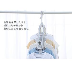 ハンガー 洗濯ハンガー 折りたたみ 子供用 ベ...の詳細画像3