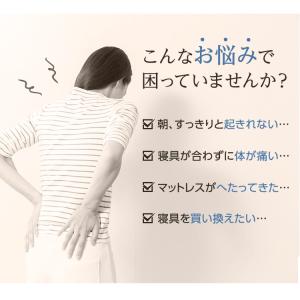 マットレス セミダブル 三つ折り 低反発 マッ...の詳細画像2